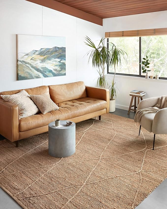 Loloi Bodhi Collection BOD-05 Natural/Natural 2'-6" x 7'-6" Runner Rug