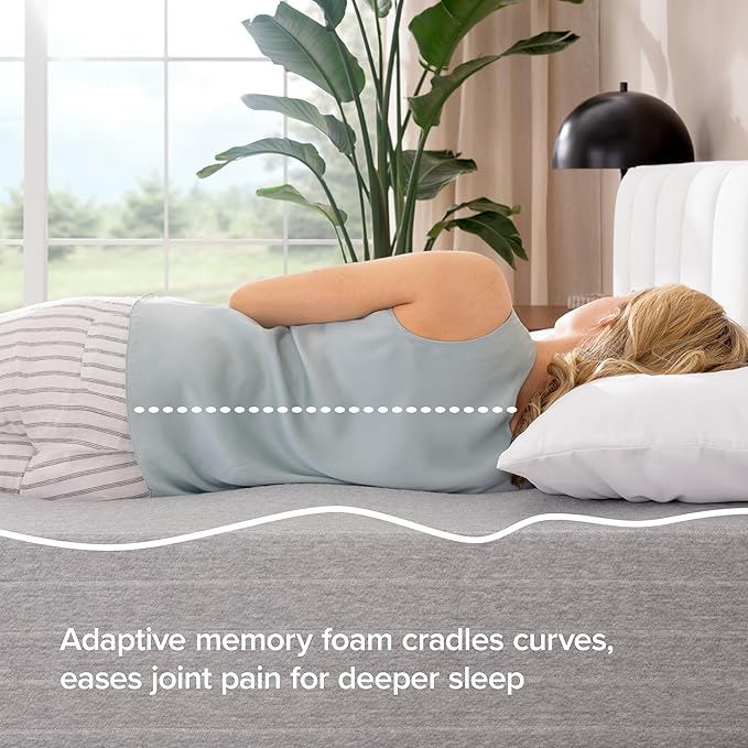 Bare Home Split King Mattress - Medium Firm - Extra Thick Visco Elastic Memory Foam - CertiPUR-US Certified - Support & Pressure Relief - Minimal Motion Transfer - 100 Night Trial