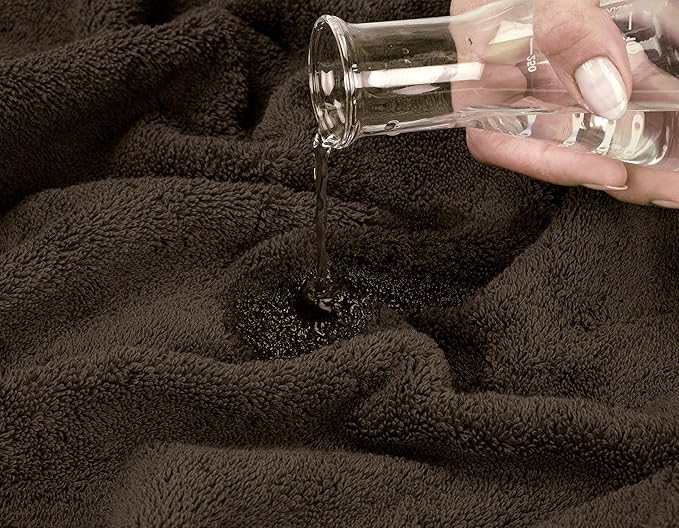 American Soft Linen 100% Cotton 600 GSM Turkish 40x80 Oversized Bath Towel Sheet, Extra Large Adult Towels for Bathroom, Brown Bath Sheet
