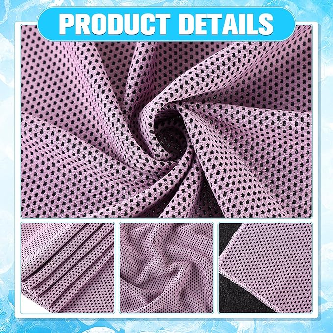 Maitys 800 Pcs Cooling Towel for Neck and Face, 32 x 12 Inch Microfiber Ice Towel for Hot Weather Chilly Breathable Sport Rags for Athletes Gym Yoga Running Camping Workout