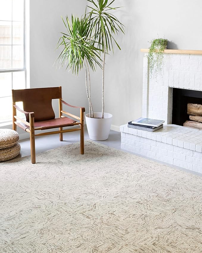 Loloi Ziva Collection ZV-01 Neutral 2'-3" x 3'-9" Accent Rug