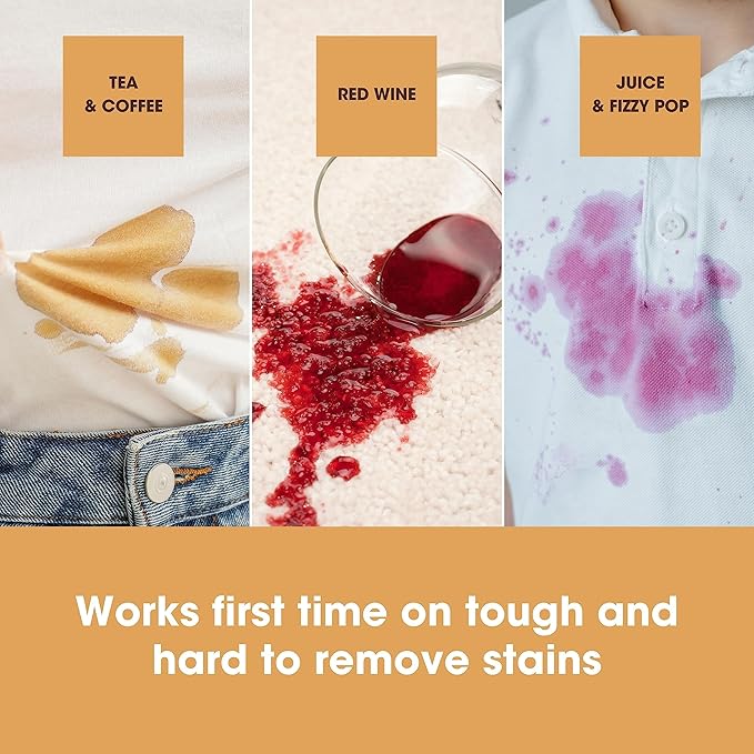 Furniture Clinic 17oz Red Wine Stain Remover Solution | Stain Removal Treatment for Clothing, Carpet, Upholstery | Effective for New and Old Stains | (500ml/ 17oz)