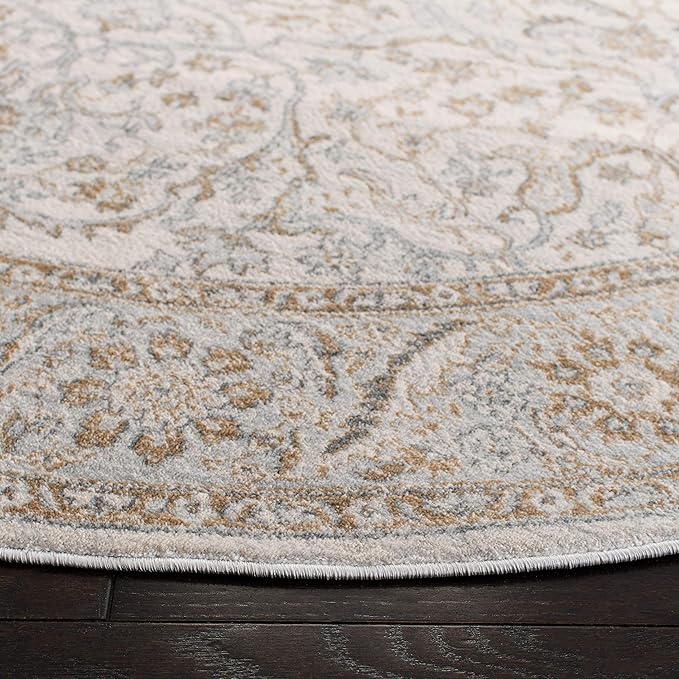 SAFAVIEH Isabella Collection Runner Rug - 2'3" x 21', Cream & Beige, Oriental Design, Non-Shedding & Easy Care, Ideal for High Traffic Areas in Living Room, Bedroom, Dining (ISA912A-221)