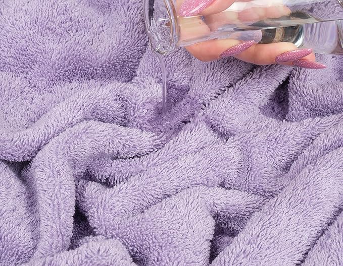 American Soft Linen 35x70 Jumbo Large Bath Towel, 600 GSM 100% Cotton Turkish Bath Sheet, Oversized Luxury Bath Towel for Bathroom Beach and Pool, Lilac
