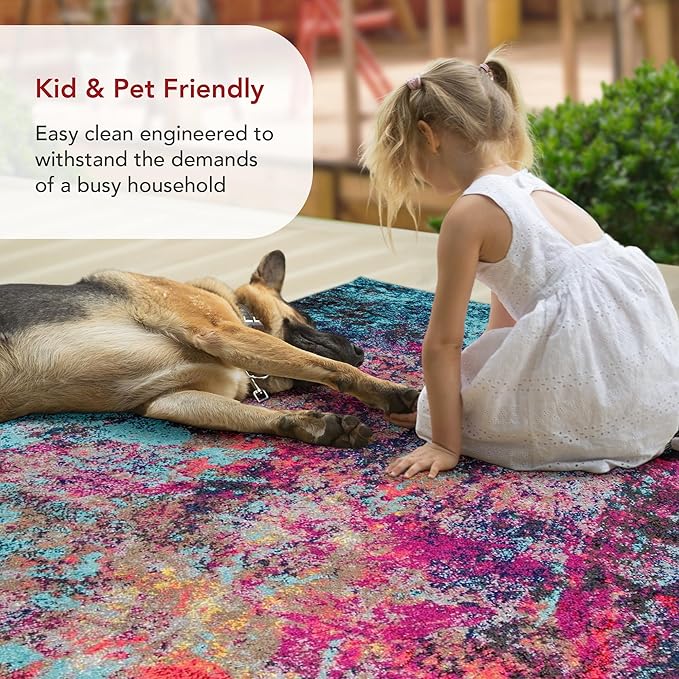 nuLOOM Reva Colorful Abstract Area Rug, 10x14, Multi