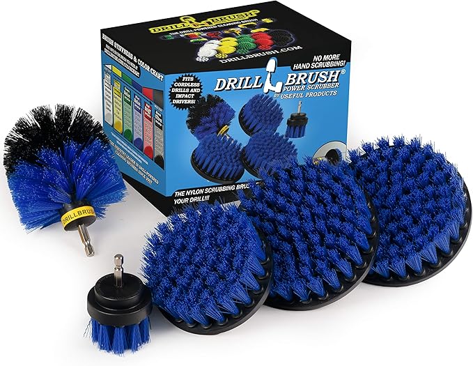 Boat Brush Scrubbing Accessories - Aquatic Cleaning Supplies - Boat Hull Cleaning Brush Set - Barnacle Remover - Boat Deck Brush - Tank Cleaning Tool Set - Fish Tank Scrubbing Brush - Boat Brush Set