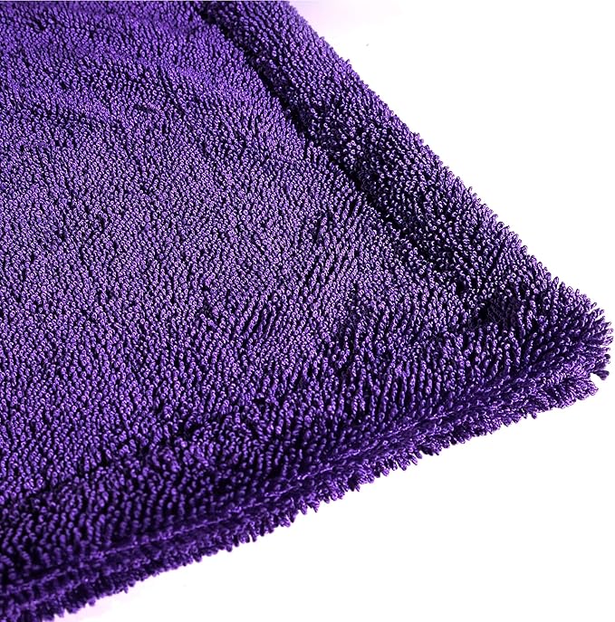Car Drying Towel, Rinse Free Microfiber Towel for Car Detailing, 1200 GSM, Double Sided, Large Microfiber Towels for Car Drying, Plush Car Wash Towels (3, 24" x 36")