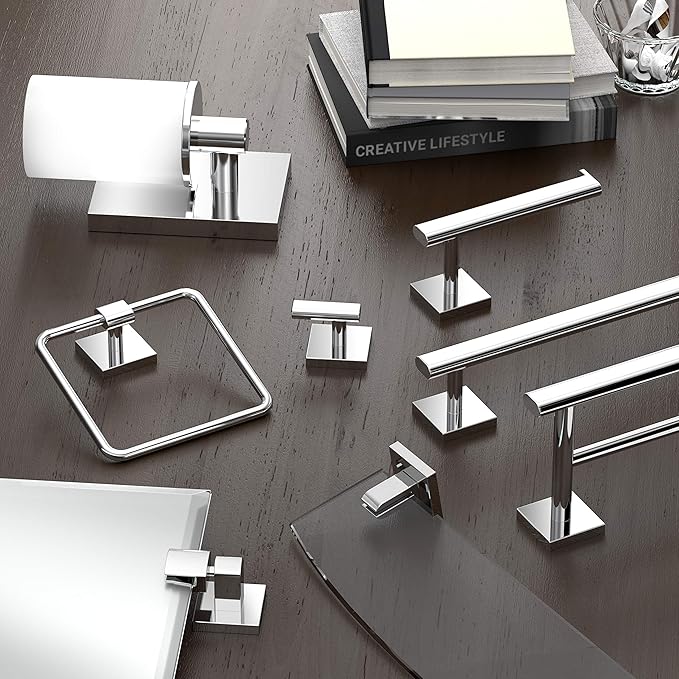 Gatco 4055 Elevate Robe Hook, Chrome, Single Hook, 1 Count (Pack of 1)