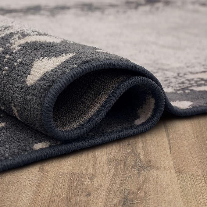 Mohawk Home Antelope Animal Print Gray 2' 1" x 5' Area Rug Perfect for Kitchen, Living Room, Dining Room