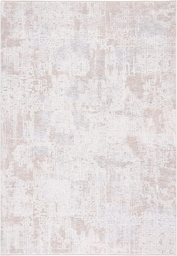 SAFAVIEH Marmara Collection Area Rug - 5' x 8'2", Grey & Beige Blue, Modern Design, Non-Shedding & Easy Care, Ideal for High Traffic Areas in Living Room, Bedroom (MRM314F)