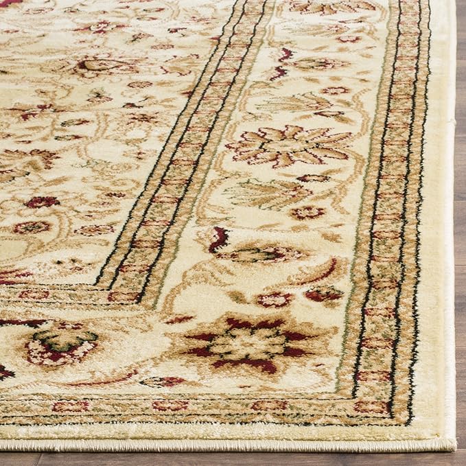 SAFAVIEH Lyndhurst Collection Runner Rug - 2'3" x 20', Ivory & Ivory, Traditional Oriental Design, Non-Shedding & Easy Care, Ideal for High Traffic Areas in Living Room, Bedroom (LNH212L)