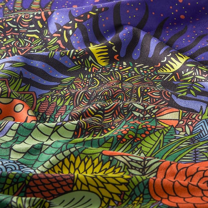Personal Ultralight Microfiber Camping and Travel Towel, Mystic Moose Print, Body