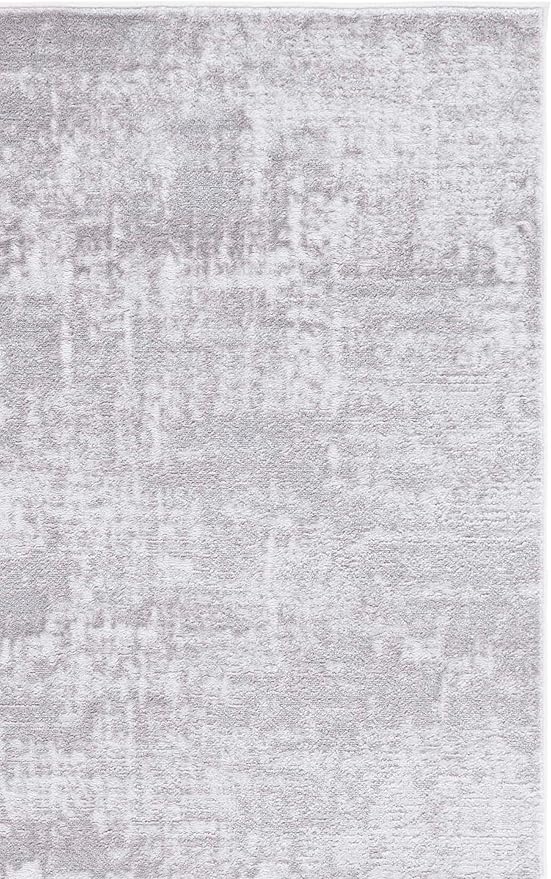 SAFAVIEH Amelia Collection Area Rug - 2'2" x 4', Ivory & Stone Grey, Modern Abstract Design, Non-Shedding & Easy to Clean, Ideal for Hallway, Foyer, Entryway, Accent Space (ALA700E)