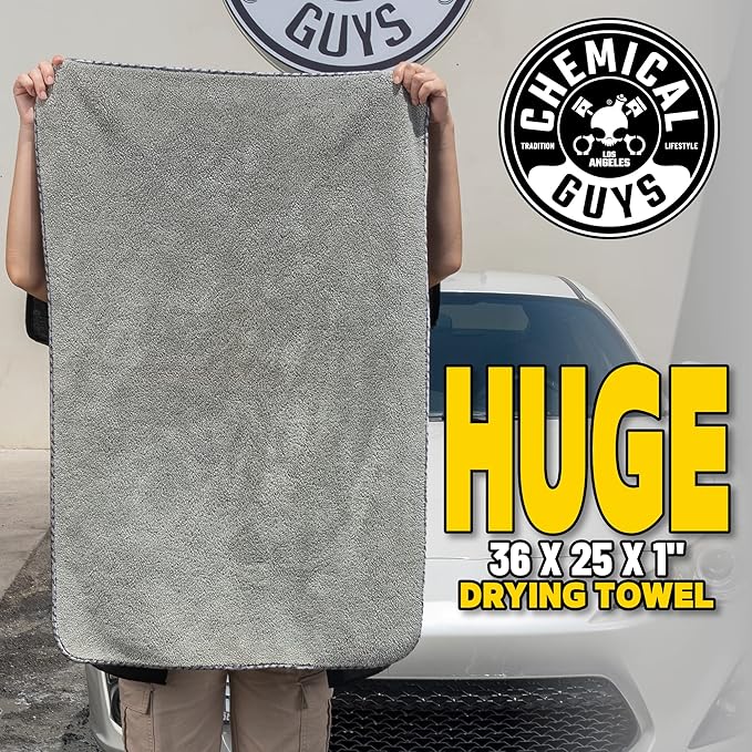 Chemical Guys Premium Microfiber and Woolly Mammoth Towels (Pack of 12) + Accessories