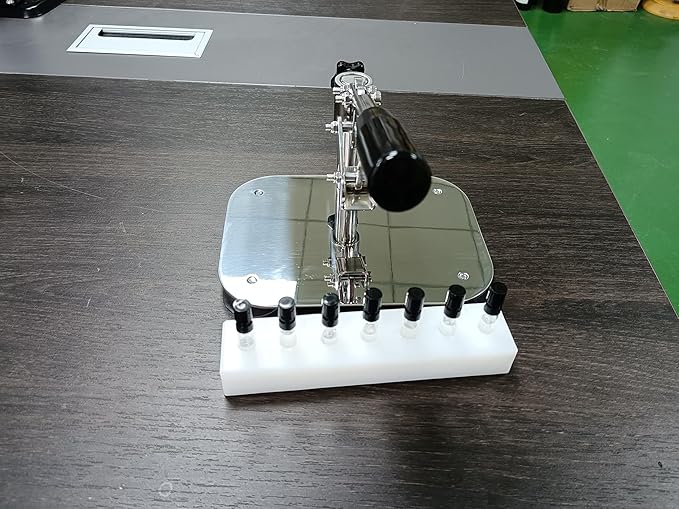 Manual Short Base Tabletop Perfume Bottle Cap Sealer for Small Diameter Caps, Easy-to-Use Perfume Sample Sprayer Sealing Tool