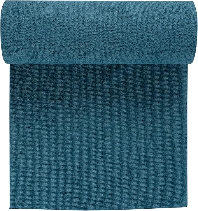 Clean Tek Professional 11.8 x 11.8 Inch Microfiber Towel Rolls, 300 Reusable Towel Rolls - Tear Away, Perforated, Teal Microfiber Cleaning Roll, For All The Cleaning Tasks
