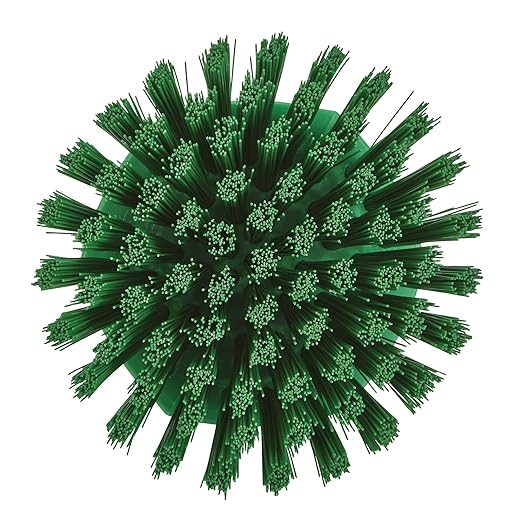 Vikan Scrub Brush,3 3/4 in Brush L 38852-1 Each, Green