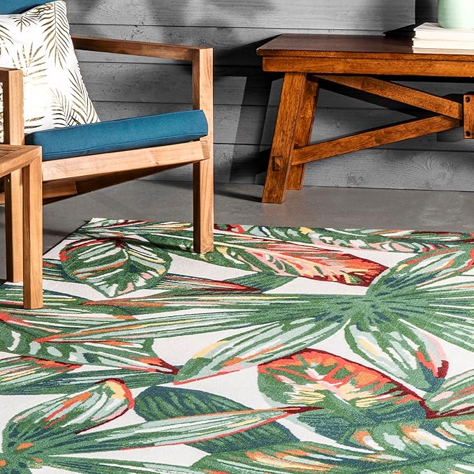 nuLOOM Contemporary Floral Lindsey Area Rug, 8' Square, Multi