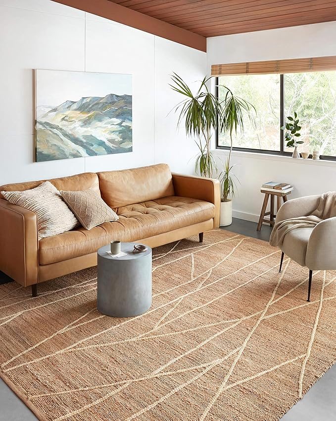 Loloi Bodhi Collection BOD-03 Natural/Ivory 2'-3" x 3'-9" Accent Rug