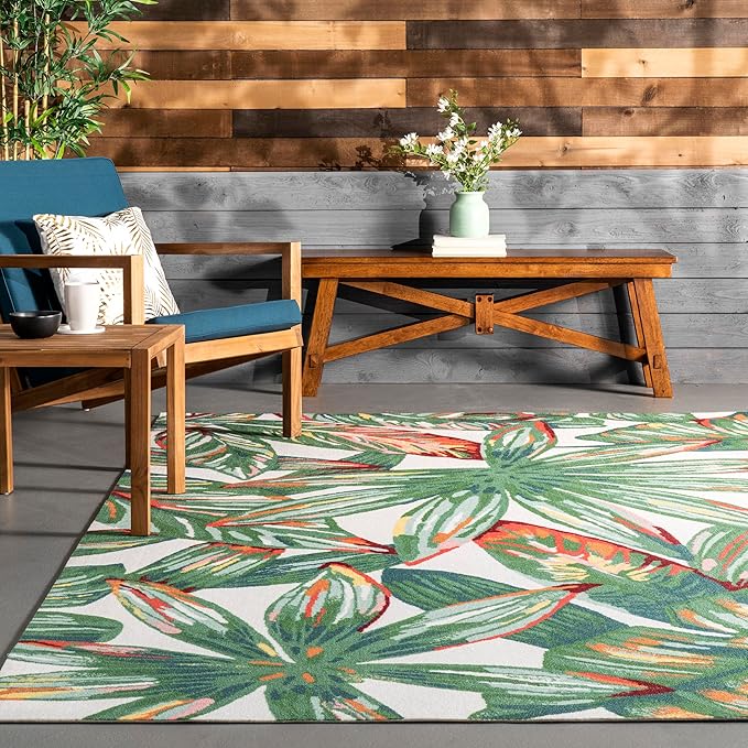 nuLOOM Contemporary Floral Lindsey Area Rug, 6' Round, Multi