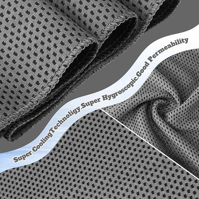Cooling Towel Bulk - Neck & Face Cool Chilly Towels Microfiber Breathable Sport Sweat Rag for Gym, Yoga, Travel, Camping, Running, Outdoor