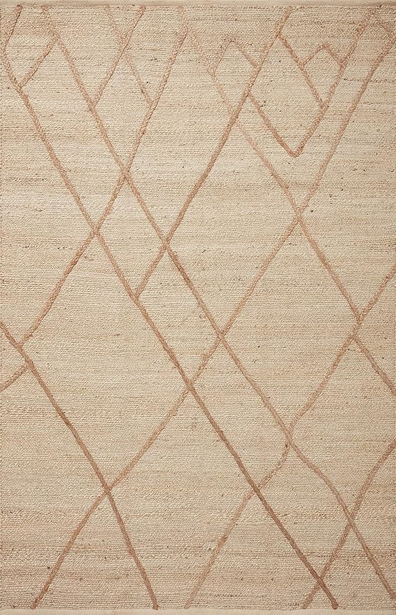 Loloi Bodhi Collection BOD-01 Ivory/Natural 7'-9" x 9'-9" Area Rug