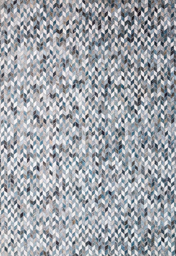 Loloi Maddox Collection MAD-08 Ocean/Grey 2'-3" x 3'-9" Accent Rug