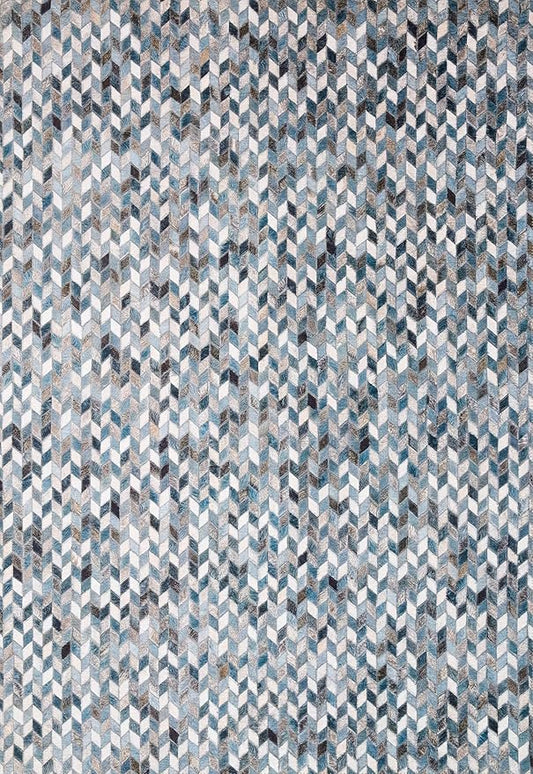 Loloi Maddox Collection MAD-08 Ocean/Grey 2'-3" x 3'-9" Accent Rug