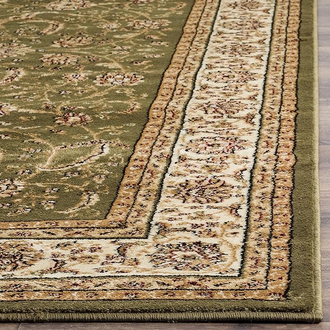 SAFAVIEH Lyndhurst Collection Runner Rug - 2'3" x 6', Sage & Ivory, Traditional Oriental Design, Non-Shedding & Easy Care, Ideal for High Traffic Areas in Living Room, Bedroom (LNH219B)