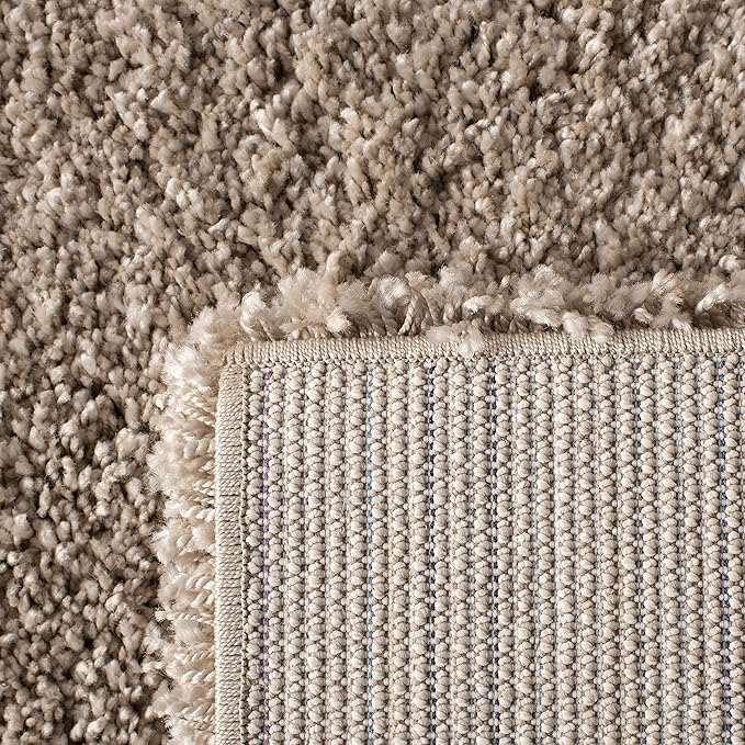 SAFAVIEH Hudson Shag Collection Area Rug - 10' x 14', Beige & Ivory, Modern Trellis Design, Non-Shedding & Easy Care, 2-inch Thick Ideal for High Traffic Areas in Living Room, Bedroom (SGH281S)