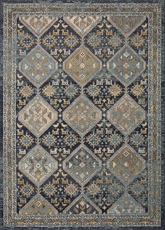 Loloi II Jocelyn Collection JOC-02 Navy/Blue 2'-3" x 4'-0" Accent Rug (Pack of 2)