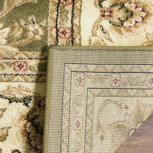 SAFAVIEH Lyndhurst Collection Accent Rug - 2'3" x 4', Sage & Ivory, Traditional Oriental Design, Non-Shedding & Easy Care, Ideal for High Traffic Areas in Entryway, Living Room, Bedroom (LNH212C)