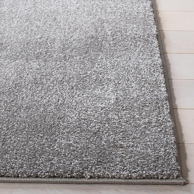SAFAVIEH Carousel Kids Collection Accent Rug - 2' x 3', Grey & Pink, Non-Shedding & Easy Care, Ideal for High Traffic Areas for Boys & Girls in Playroom, Nursery, Bedroom (CRK163F)