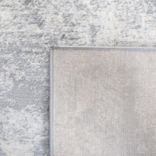 SAFAVIEH Brentwood Collection 2' x 4' Grey/Ivory BNT822H Modern Abstract Non-Shedding Entryway Living Room Foyer Bedroom Accent Rug