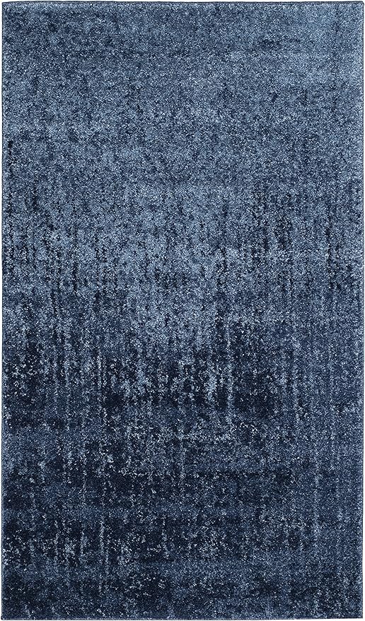 SAFAVIEH Retro Collection Accent Rug - 3' x 5', Light Blue & Blue, Modern Abstract Design, Non-Shedding & Easy Care, Ideal for High Traffic Areas in Entryway, Living Room, Bedroom (RET2770-6065)