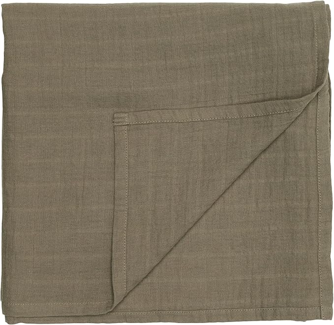 Baby Swaddle – Organic Cotton Muslin Baby Swaddles for Newborns Baby Boys 47” x 47” (Sage Green)