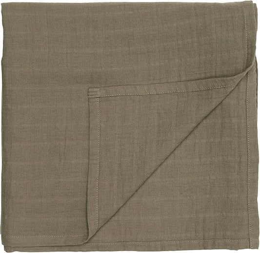 Baby Swaddle – Organic Cotton Muslin Baby Swaddles for Newborns Baby Boys 47” x 47” (Sage Green)