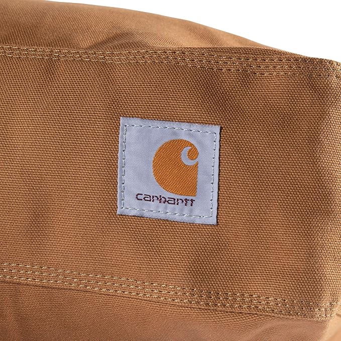 Carhartt Durable Canvas Pet Bed, Water Resistant Firm Duck Dog Bed, Carhartt Brown, Large