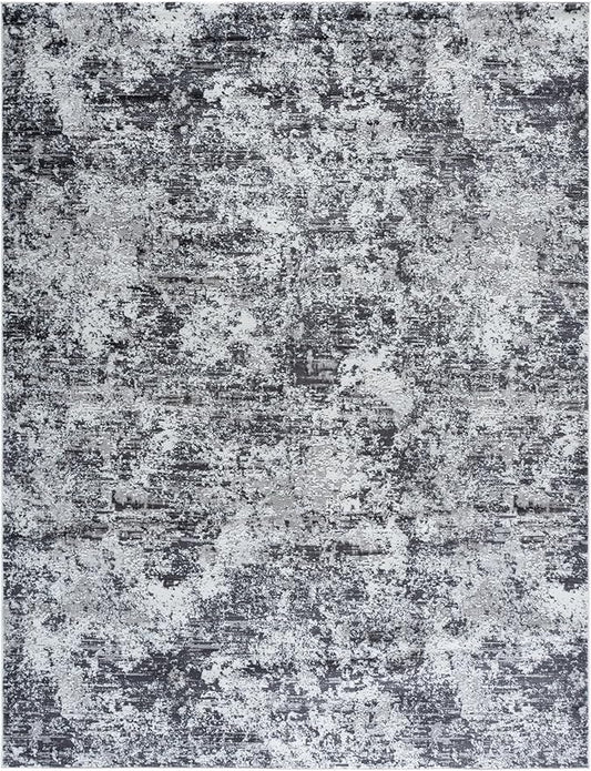SAFAVIEH Area Rug 11x15 - Amelia Collection - Large - Charcoal & Ivory, Modern Abstract Design, Non-Shedding & Easy to Clean, Ideal for Living Room, Bedroom, Dining Space (ALA705H)