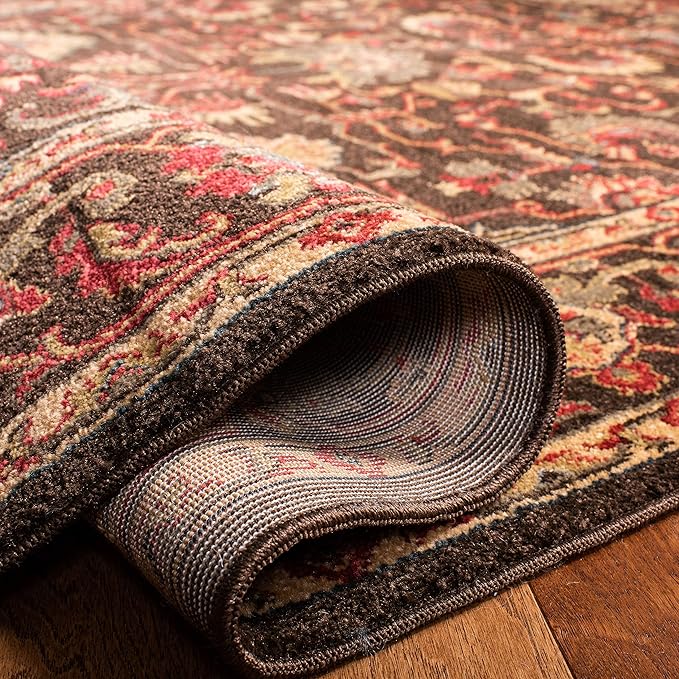 SAFAVIEH Mahal Collection Accent Rug - 2'2" x 4', Brown & Beige, Traditional Oriental Design, Non-Shedding & Easy Care, Ideal for High Traffic Areas in Entryway, Living Room, Bedroom (MAH693T)
