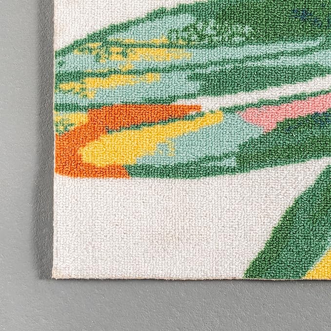 nuLOOM Contemporary Floral Lindsey Accent Rug, 4' Square, Multi