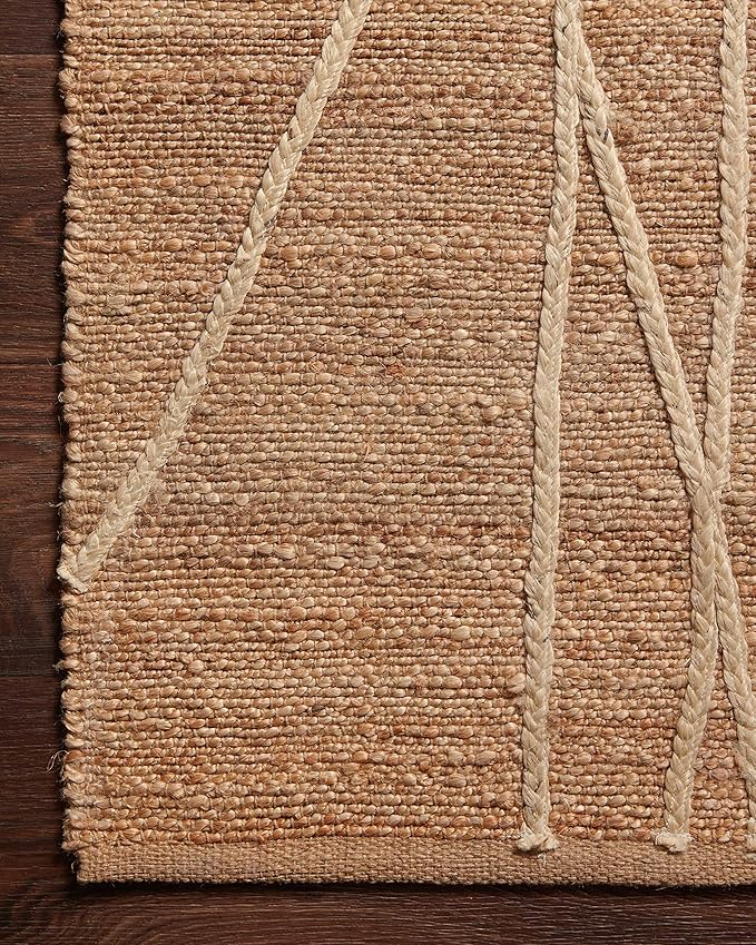 Loloi Bodhi Collection BOD-03 Natural/Ivory 2'-3" x 3'-9" Accent Rug