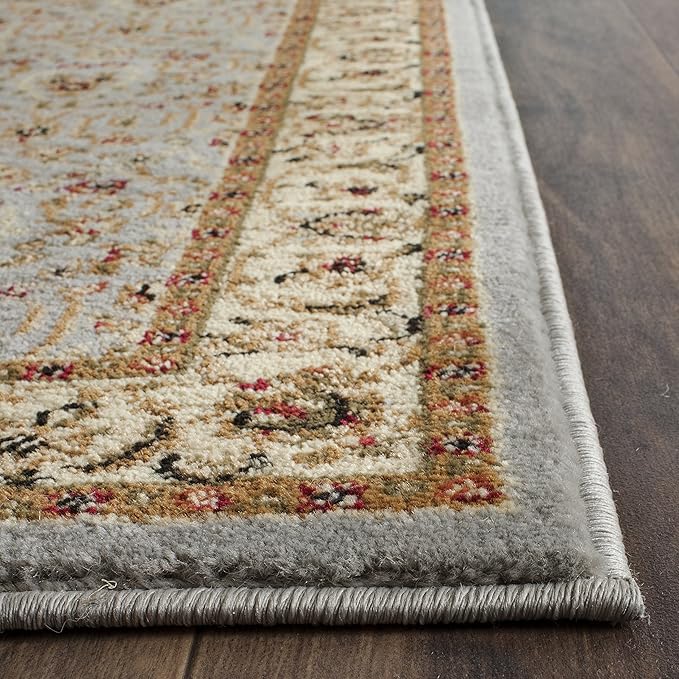 SAFAVIEH Lyndhurst Collection Runner Rug - 2'3" x 6', Light Blue & Ivory, Traditional Oriental Design, Non-Shedding & Easy Care, Ideal for High Traffic Areas in Living Room, Bedroom (LNH312B)
