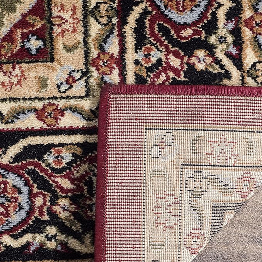 SAFAVIEH Lyndhurst Collection Accent Rug - 2'3" x 4', Red & Black, Traditional Oriental Design, Non-Shedding & Easy Care, Ideal for High Traffic Areas in Entryway, Living Room, Bedroom (LNH330B)